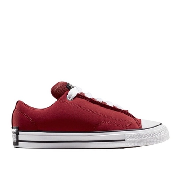 Converse Puff Taylor Ox Park Red White Black Sneakers A14949C Mens 9 Womens 10.5 - Picture 2 of 11